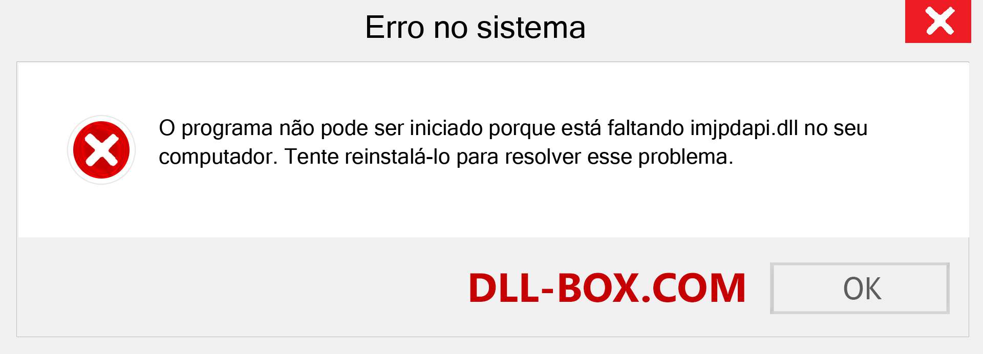 Arquivo imjpdapi.dll ausente ?. Download para Windows 7, 8, 10 - Correção de erro ausente imjpdapi dll no Windows, fotos, imagens